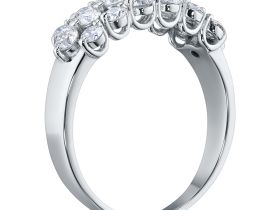 Классическое кольцо из белого золота с бриллиантами э4001кц08188800