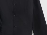 Укороченная блузка для девочек, Черный