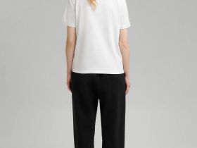 Футболка прямого кроя с эффектом варки