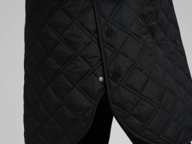 Стеганое пальто с искусственным утеплителем