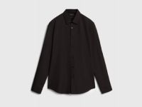 Базовая рубашка Slim, Черный