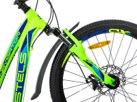 Подростковый велосипед Stels Navigator 465 MD 24 V010, год 2025, цвет Зеленый-Синий, ростовка 11