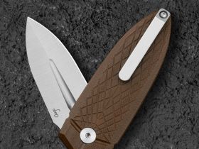 Складной нож Bestech Knives Ququ, сталь 14C28N, рукоять G10, коричневый
