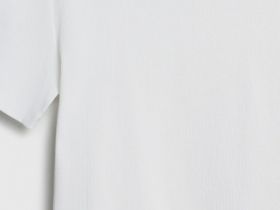 Футболка в рубчик, Белый