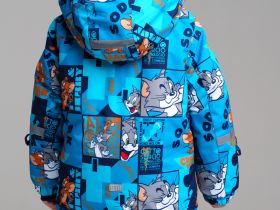 Комплект текстильный с полиуретановым покрытием для мальчиков: куртка, полукомбинезон