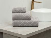 Полотенце махровое Гордость/Altero, серое