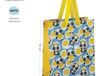 Пакет подарочный MESHU "Cute pandas" 18*23*10 см
