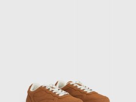 Кеды из искусственной замши для девочек, Оранжевый