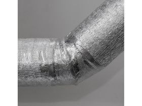 Клейкая лента алюминиевая Aviora, 50 мм* 50 м, негорючая, непроницаемая, влагостойкая