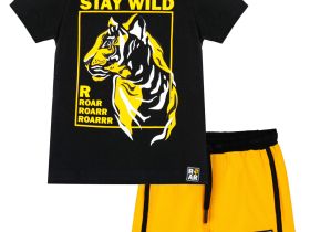 Комплект трикотажный для мальчиков: фуфайка (футболка), шорты