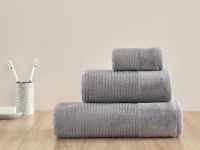 Полотенце махровое Vincenza, серое II