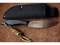 Нож с фиксированным клинком Cold Steel Canadian Belt, сталь 1.4116, рукоять пластик, черный