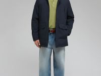 Утепленная парка с капюшоном