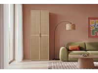 Распашной шкаф Флавир 2-80x245 Ротанг