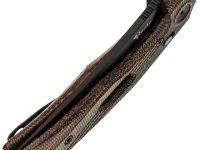 Складной нож Reate PL-7 PVD, сталь Nitro-V, рукоять микарта, черно-красный
