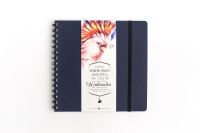 Скетчбук для акварели "White Swan", Fin, 200 г/м2, 21х21 см, 30 л, синий