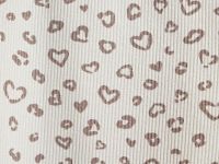 Легинсы с принтом для девочек, Бежевый