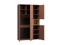 Распашной шкаф Висмар 3-153x240 Терракотовый