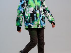 Куртка текстильная с полиуретановым покрытием для мальчиков