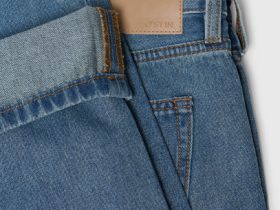 Зауженные джинсы, Синий