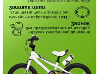 Детский велосипед Royal Baby Freestyle 16, год 2024, цвет Белый