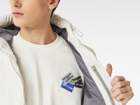 Мужская стёганая жилетка Lacoste с капюшоном