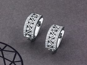 Серьги из белого золота э4712сг10170700