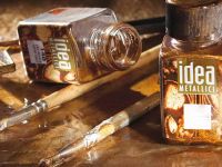 Краска металлическая лаковая Maimeri 60 мл Золото насыщенное