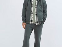 Базовые джоггеры с начёсом, Зеленый