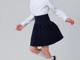 Юбка трикотажная для девочек