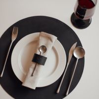 Сервировочная салфетка Черный