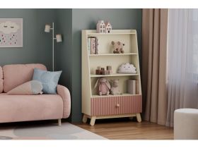 Стеллаж детский Финни 85x142 Розовый