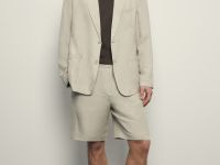 Шорты с добавлением льна