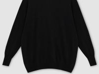 Оверсайз джемпер из мохера и шерсти