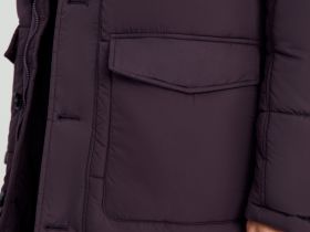 Полупальто утепленное с воротником-стойкой