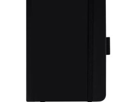 Скетчбук Гамма "Студия" А6 100 л 110 г, черный, твердая обложка, на резинке, белая