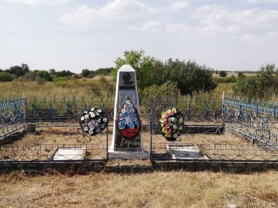 Братская могила советских воинов, погибших в период Сталинградской битвы