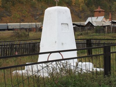 Братская могила 7-ми красногвардейцев, павших за власть Советов в августе 1918 г.