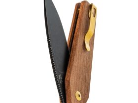 Складной нож Kizer Tomb, сталь Nitro-V, рукоять дерево Mkuruti