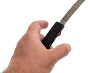 Автоматический выкидной нож Nimo Samurai, сталь дамаск, черный