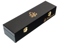 Авторский нож Сова, сталь мозаичный дамаск, подарочная шкатулка