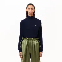 Женский шерстяной свитер Lacoste с высоким воротом