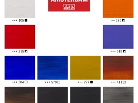 Набор акрила Talens "Amsterdam" 12 цв*20 мл, город