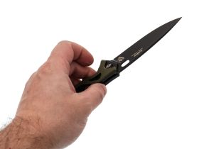 Складной нож НОКС Майор, сталь VG10, армейский нож, рукоять G10 олива