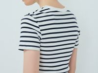 Футболка в рубчик, Синий