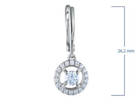 Серьги из серебра э0612сг04210018_white