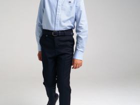 Рубашка текстильная на кнопках