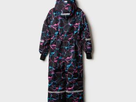 Комбинезон текстильный с полиуретановым покрытием для девочек