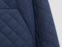 Утепленная стеганая куртка-бомбер