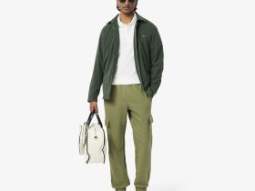 Мужское поло Lacoste из хлопка